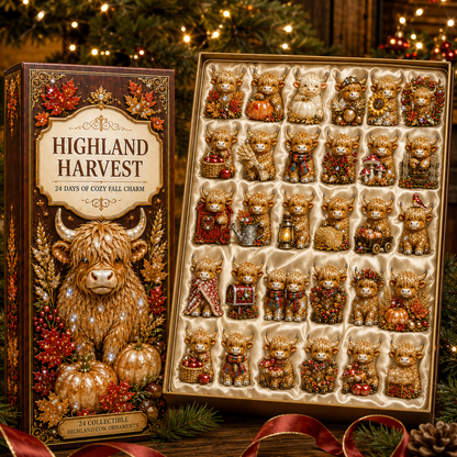 🔥Last 30 pcs✨⏰Last day 50% off🔥✨24-Day Advent Calendar - Highland Cattle