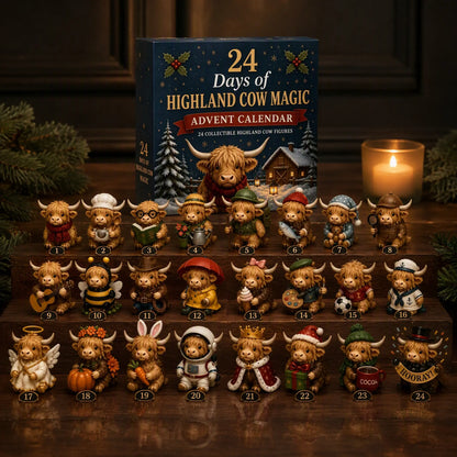 24-Day Highland Cow Advent Calendar - Christmas Countdown Gift Box 🐄🎁 - image 11