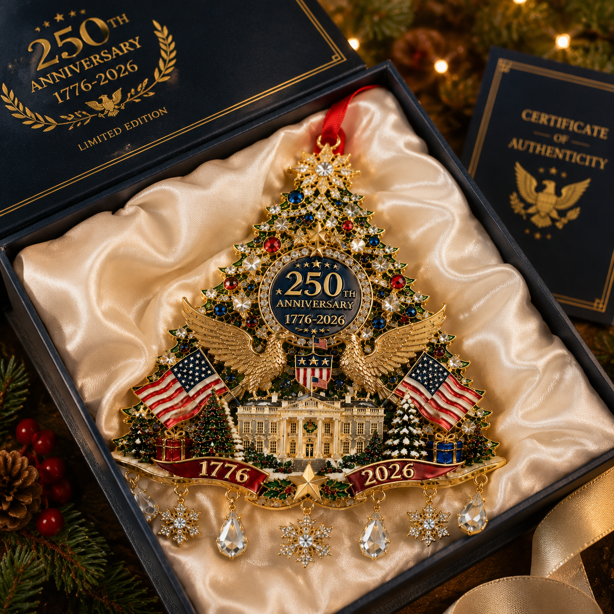 ✨Sparkling Christmas Tree Ornament