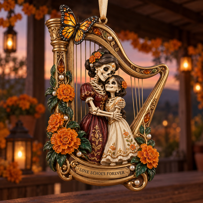Día de Muertos Musical Ornaments –  Marigold & Melodies of Remembrance Keepsake Collection
