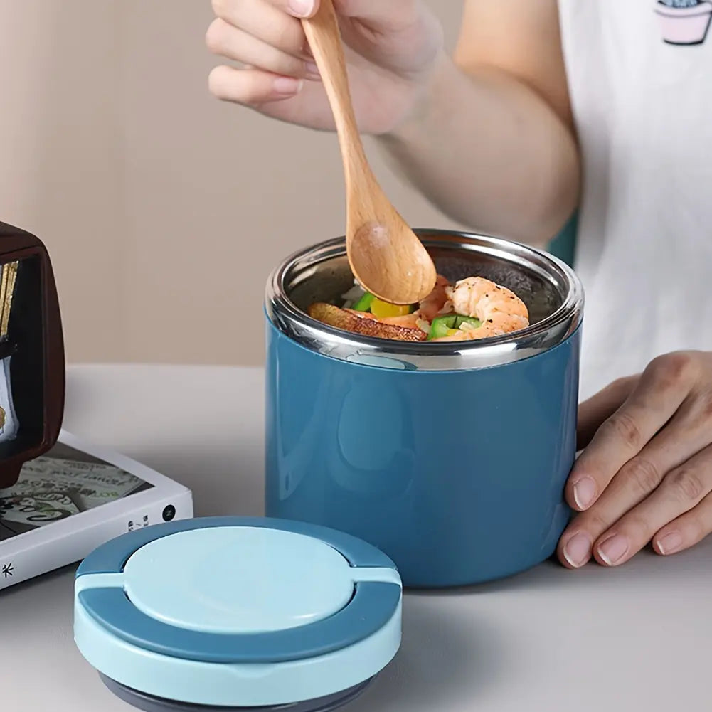 Stainless Steel Bento Style Boxed Lunch Box with Handle🍱 - image 9