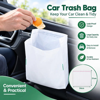 20 Counts Car Trash Bag, Self-Adhesive Vertical Disposable Cleaning Bag🗑️ - image 8