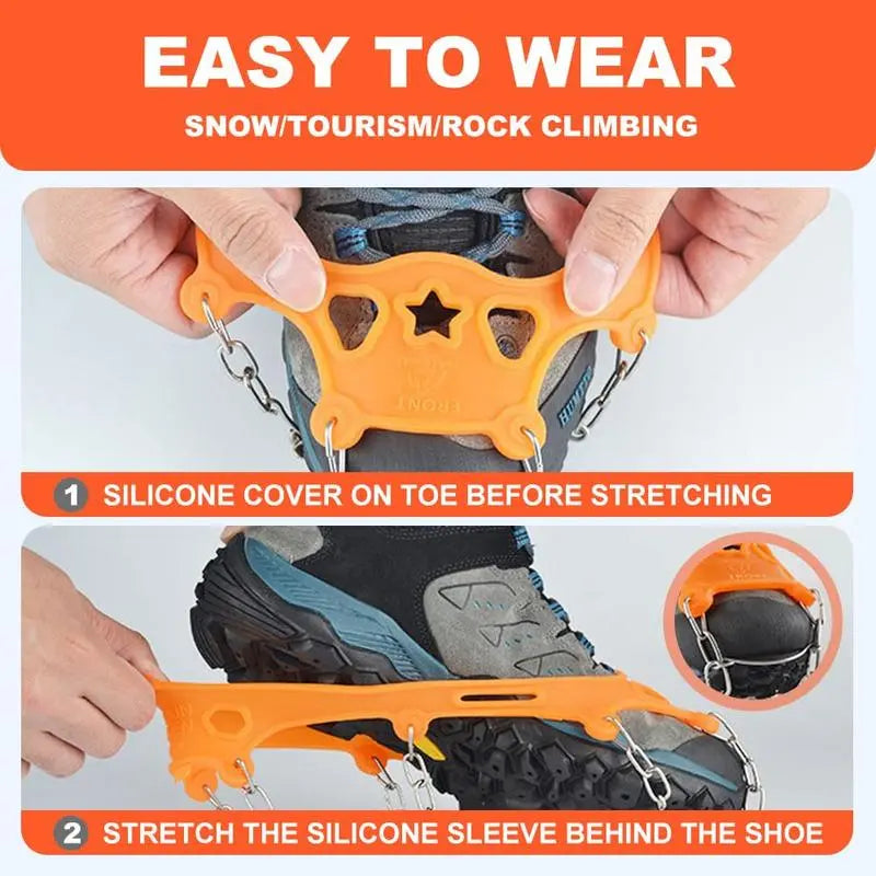🧊 50% OFF Ice Cleats for Shoes – Anti-Slip Snow Grips for Winter Walking & Hiking - image 4
