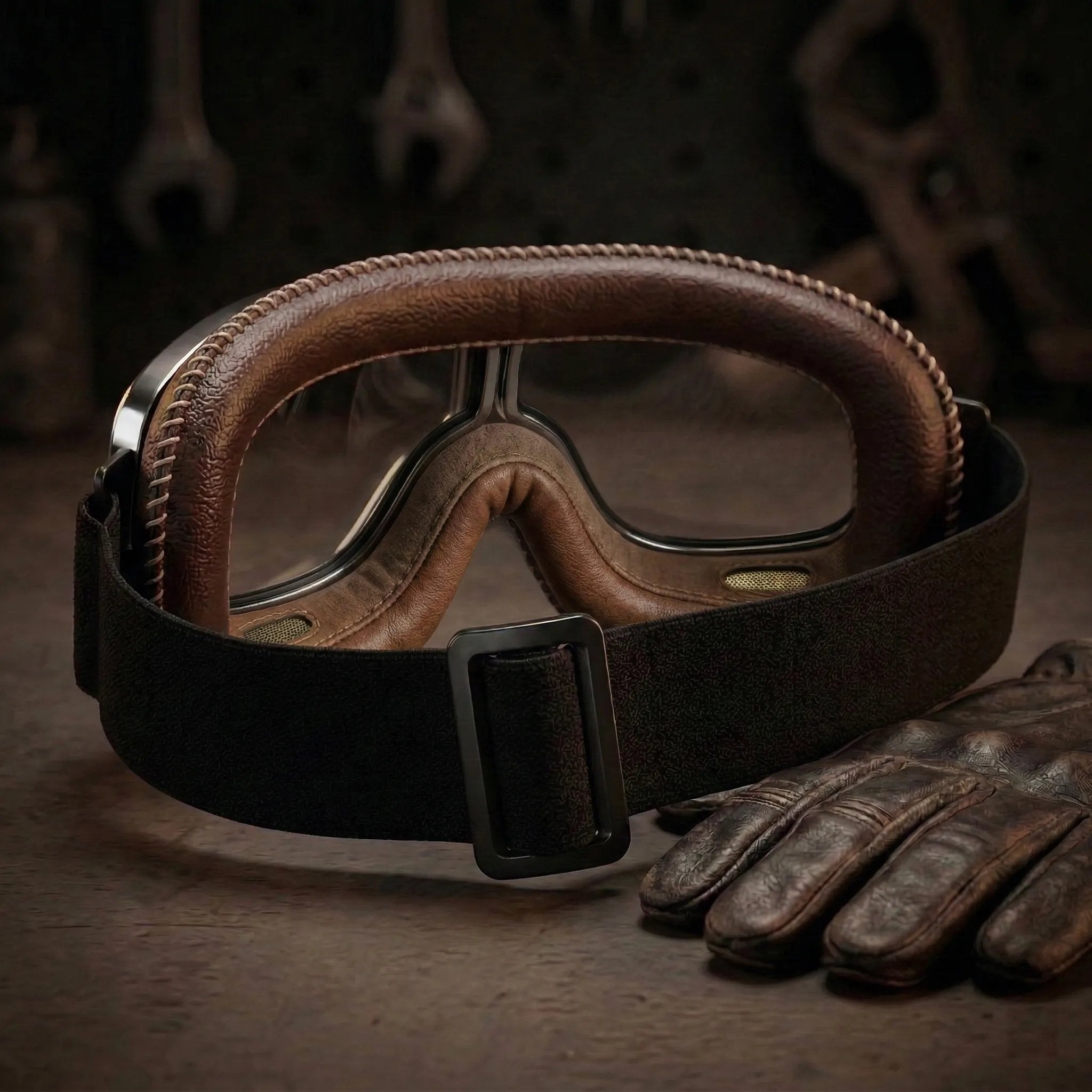 🕶️ OTG Vintage Motorcycle Goggles (Fits Over Glasses) - image 3