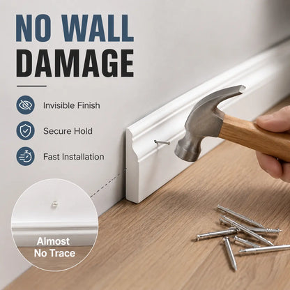 100 Double-Headed Carbon Steel Baseboard Nails🔩 - image 2