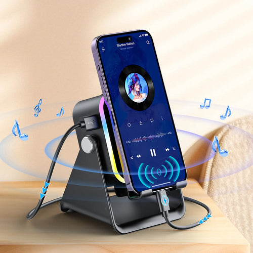 📱PUTARE Wireless Induction Audio Speaker Stand - image 1