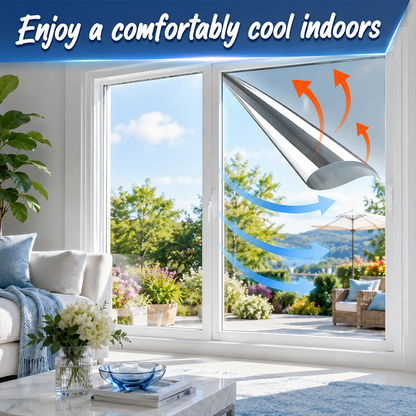 Static Cling Window Privacy Film UV Blocking Mirror Tint - image 3