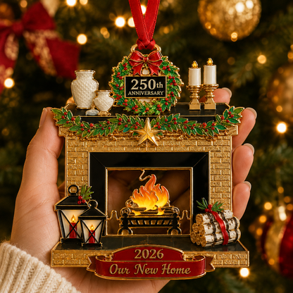 🔥Last 50pcs✨⏰ Limited anniversary edition✨Christmas fireplace decorations