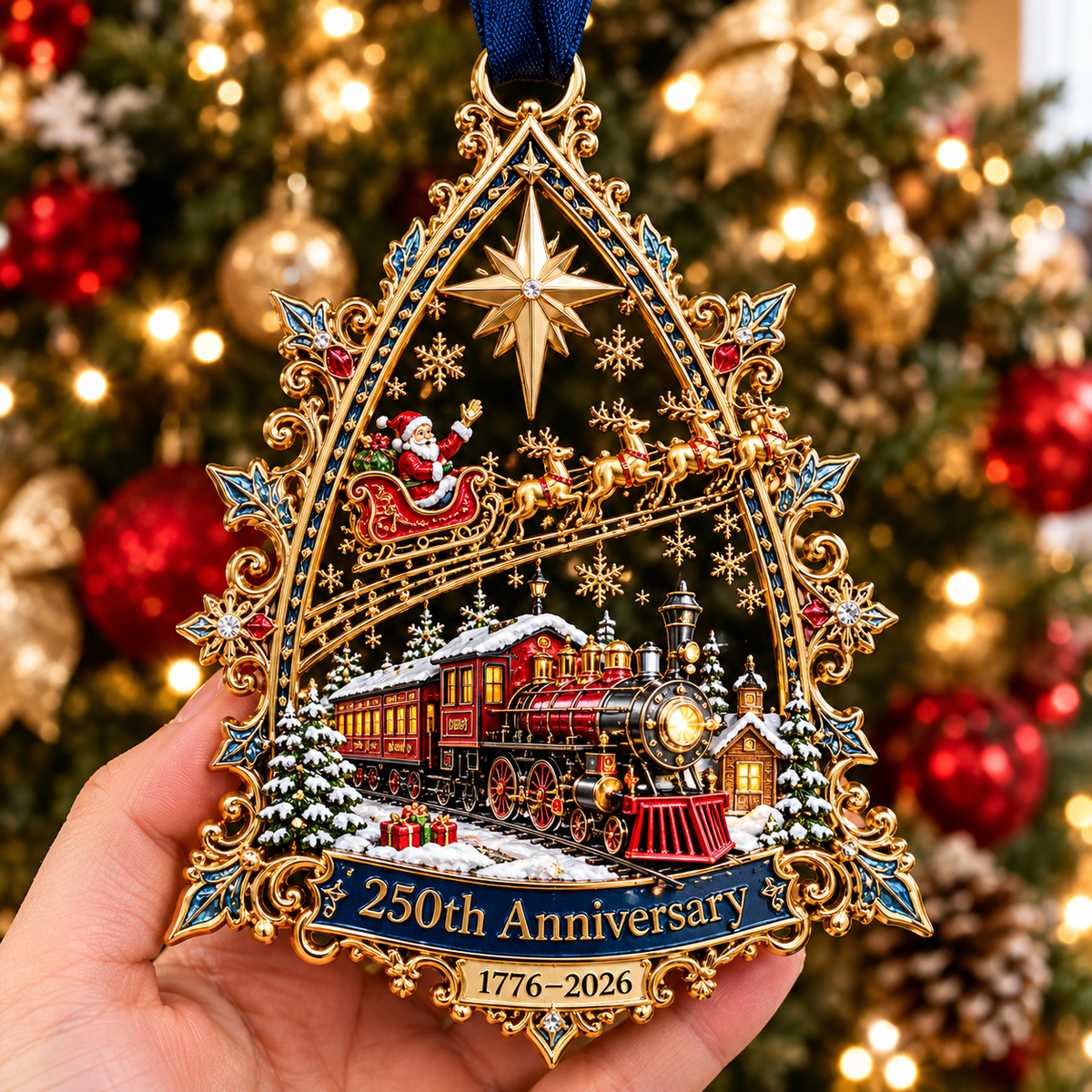 🔥2026 250th Anniversary Christmas Express Collector Ornament