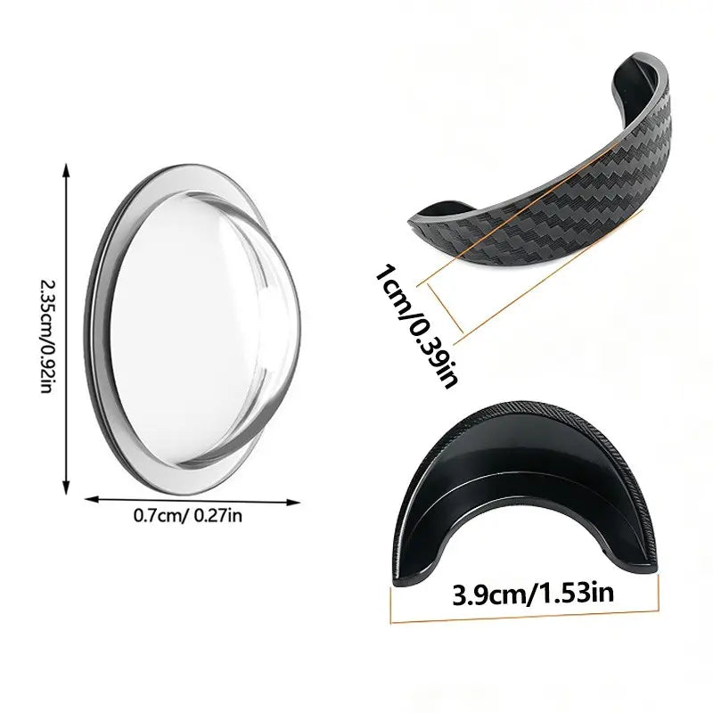 2PCS Car Reverse Camera Rain Cover, Anti‑Fog Waterproof Protection Hood, Carbon Fiber Texture🛡️ - image 12