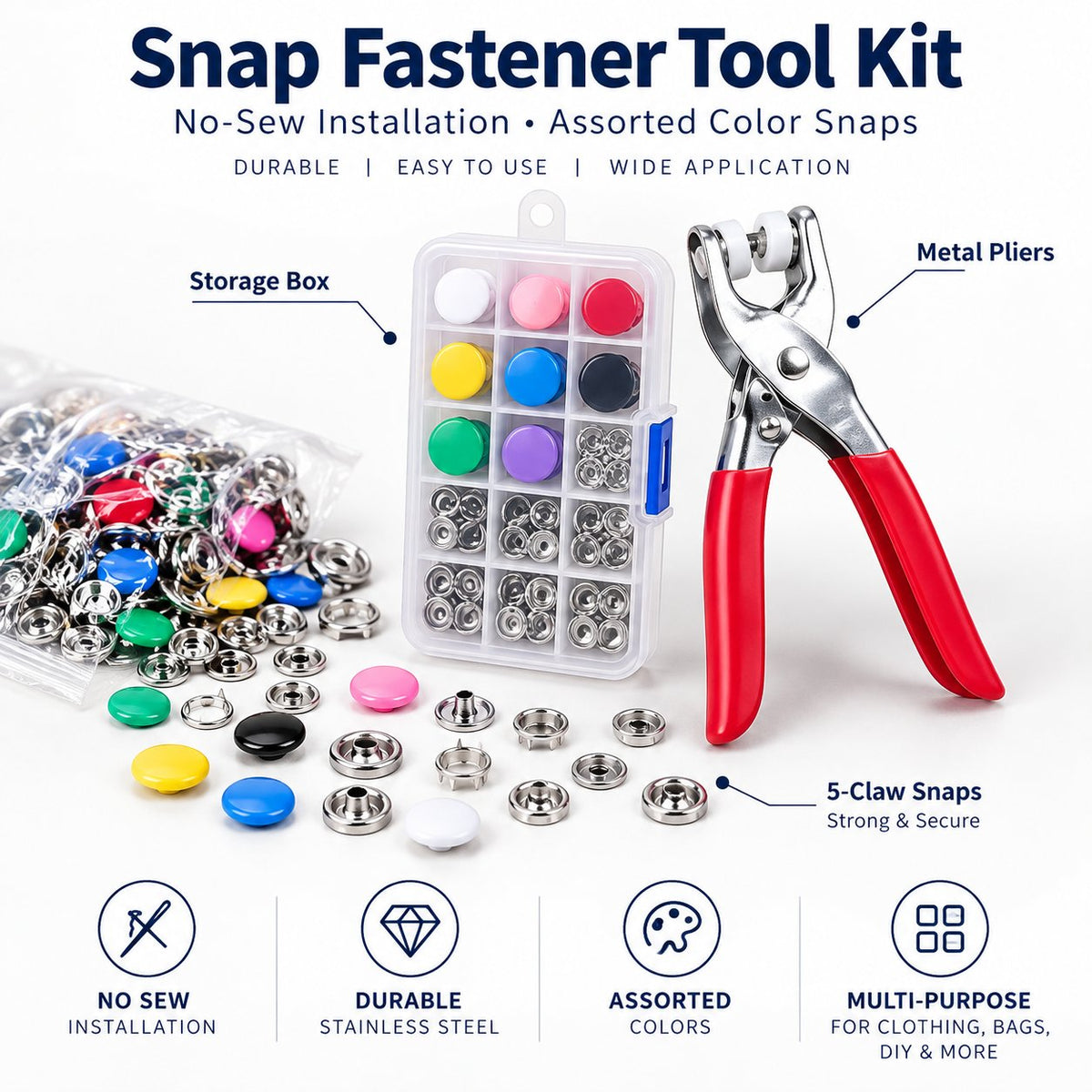 🧰 Snap Fastener Tool Kit - image 1