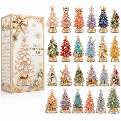 🔥Last 50 pcs✨⏰Last day 50% off🔥✨24-Day Advent Calendar -  Luxurious Pearl Christmas Tree