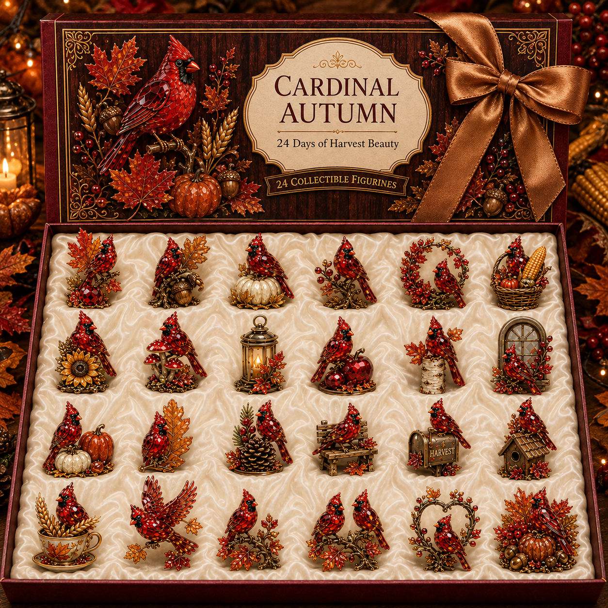 🔥Last 30 pcs✨⏰Last day 50% off🔥✨24-Day Advent Calendar - Cardinal