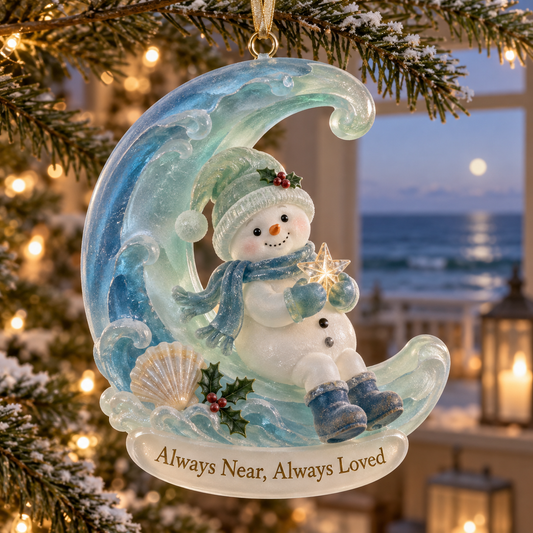 Coastal Snowmen Christmas Decor |  Lasting Love
