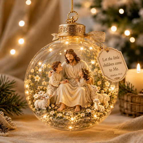 🔥Last Day 50% OFF - Illuminated Christian Scripture Keepsake Ornaments - image 1