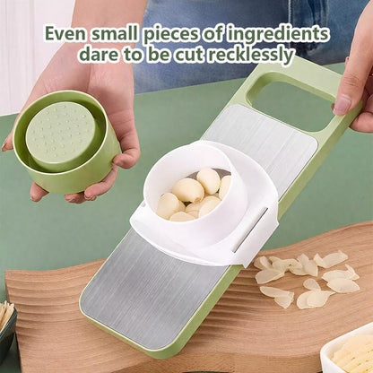 The Perfect Kitchen Gift: 5-in-1 Vegetable Cutter & Cheese Grater with Safety Features - Stainless Steel✨ - image 2