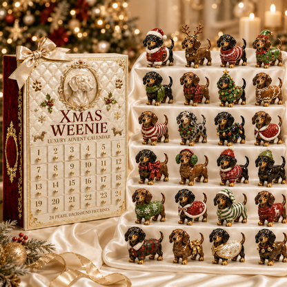 🔥Last 30 pcs✨⏰Last day 50% off🔥✨24-Day Advent Calendar - Dachshund