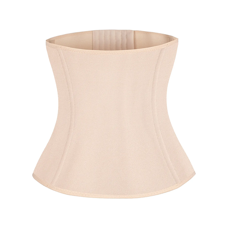 Women's Solid Color Hook & Eye Closure Waist Trainer, Adjustable Tummy Control Shaper ✨ - image 13