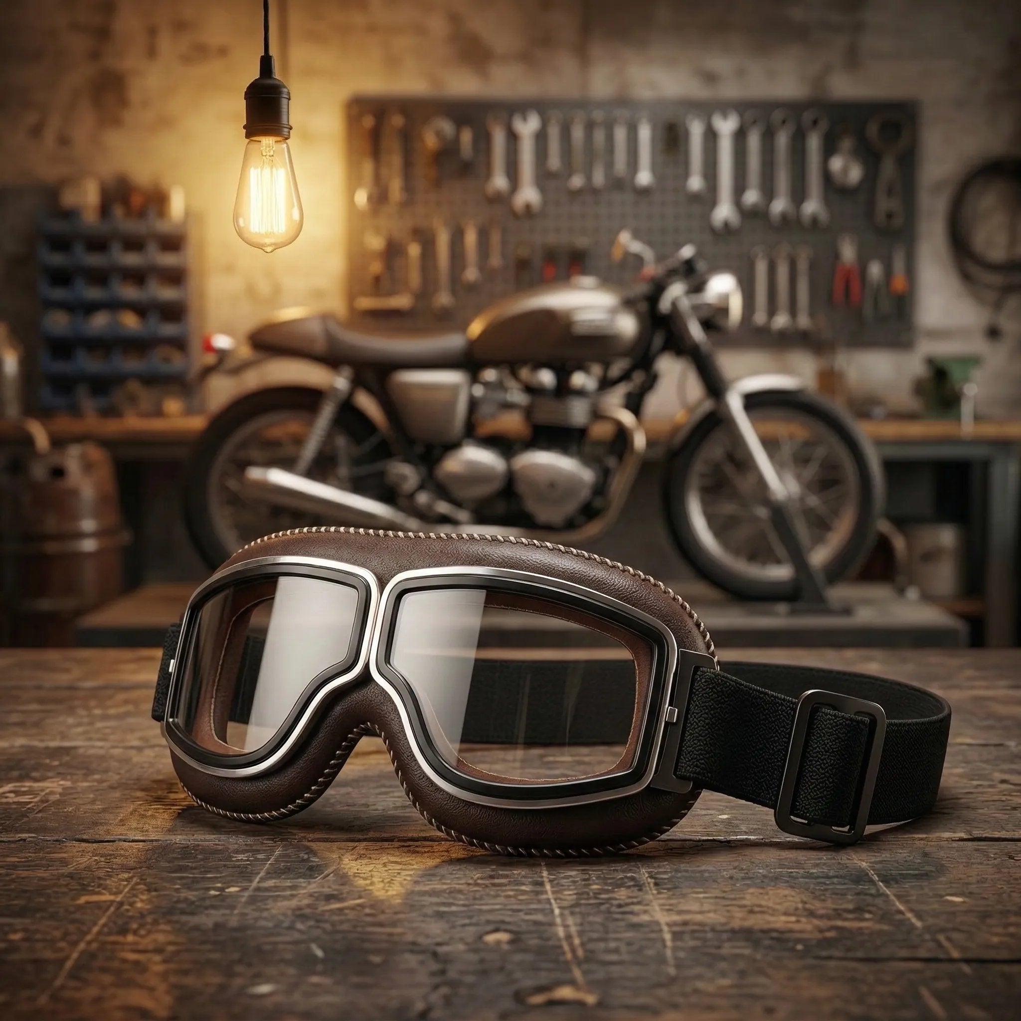 🕶️ OTG Vintage Motorcycle Goggles (Fits Over Glasses) - image 12