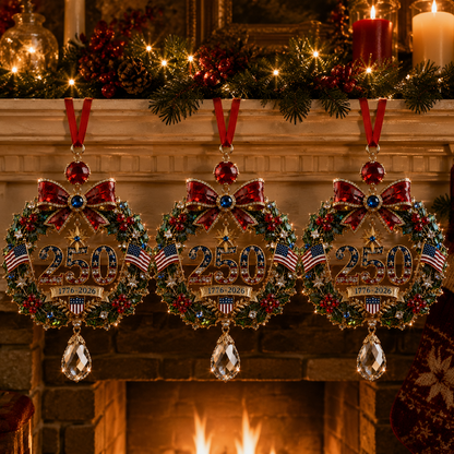 ✨Crystal Christmas Wreath Christmas Tree Ornament