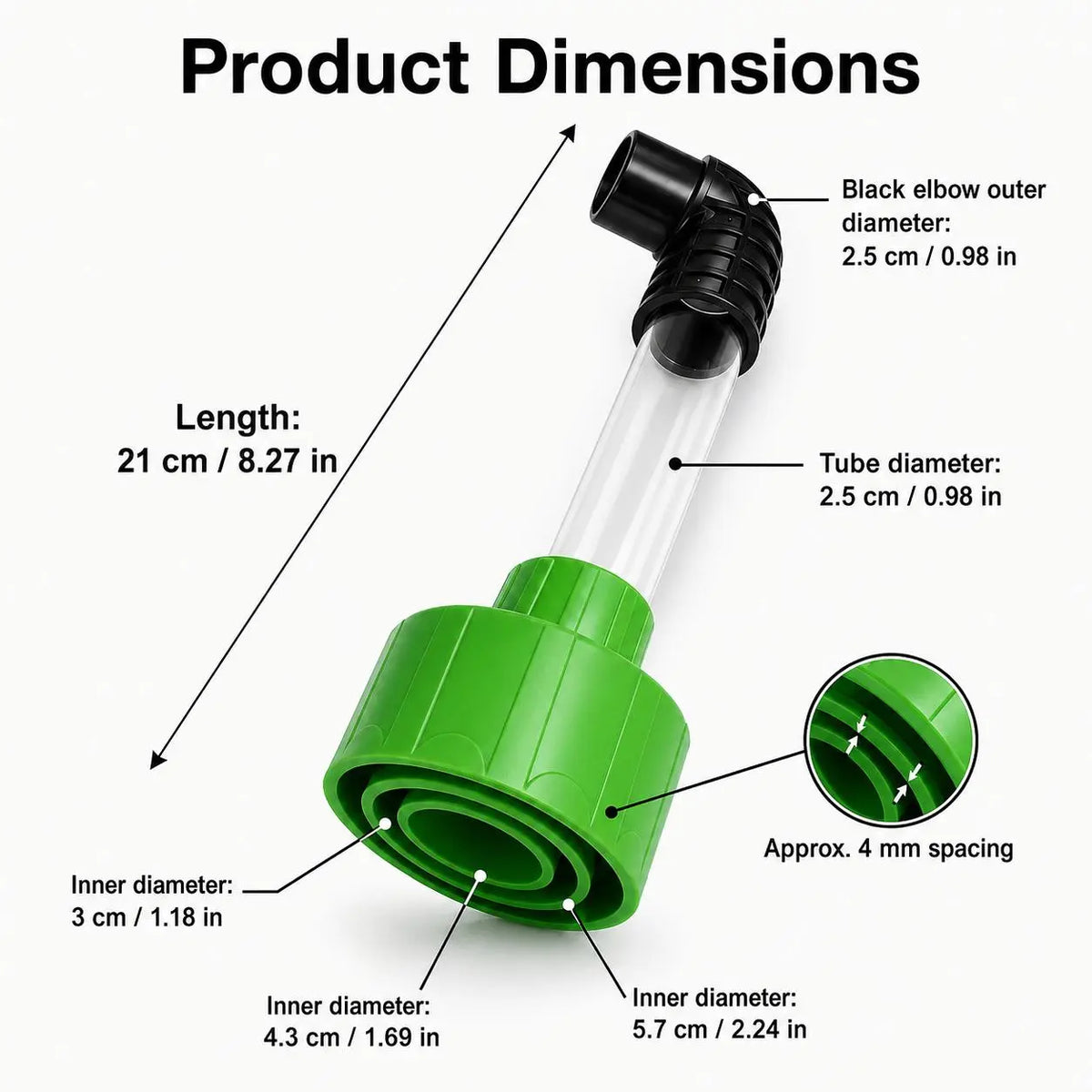 Universal AC Drain Line Cleaner Adapter, Wet/Dry Vacuum Attachment🪛 - image 12