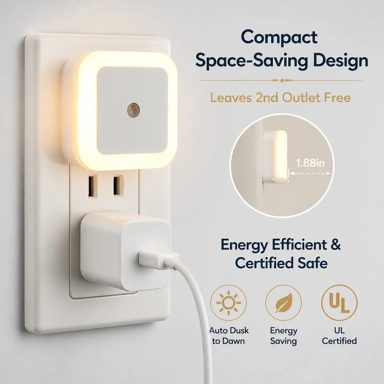6‑Pack Compact Ultra‑Energy‑Saving Smart LED Night Lights💡 - image 11