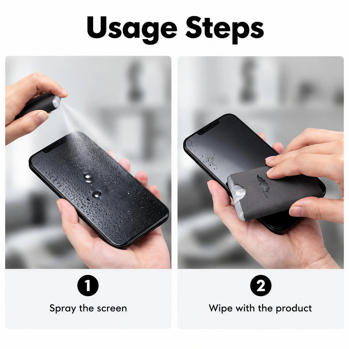 Portable Screen Cleaner Spray with Microfiber Cloth, Nano Streak-Free Cleaning 🧼 - image 6