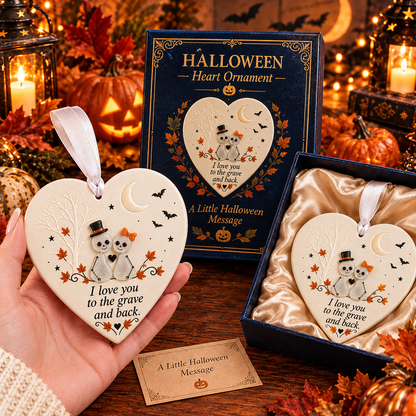 🎃❤  Fall Family Connection Heart Ornaments — A Little Keepsake for the Ones You Love Most,Without box