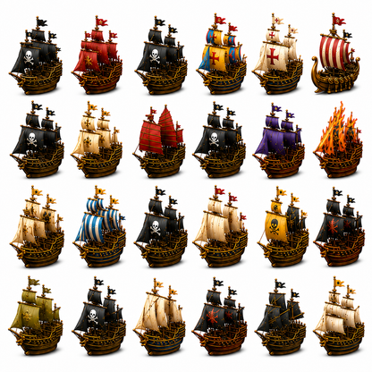 ⚓Pirate Ship Legends Advent Calendar 2026 – 24 Days of High Seas Adventure, Collector-Grade Miniature Ships, Acrylic Charms Blind Box