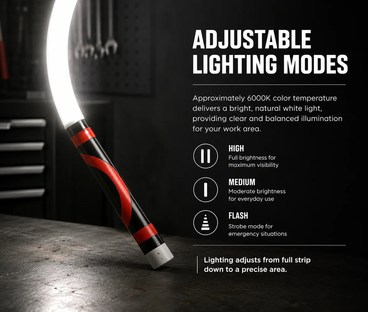 LED Car Repair Light Flashlight - image 5