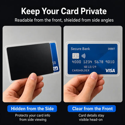 Anti-Spy Privacy Card Sleeve, Protective Card Holder with Privacy Film💳 - image 10