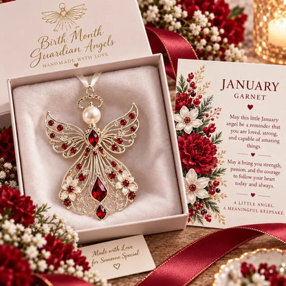 ⏳ Last Day 49% OFF – 👼 Birth Month Guardian Angel | 12 Birthstone-Inspired Keepsakes for Meaningful Gifts ✨ - image 2