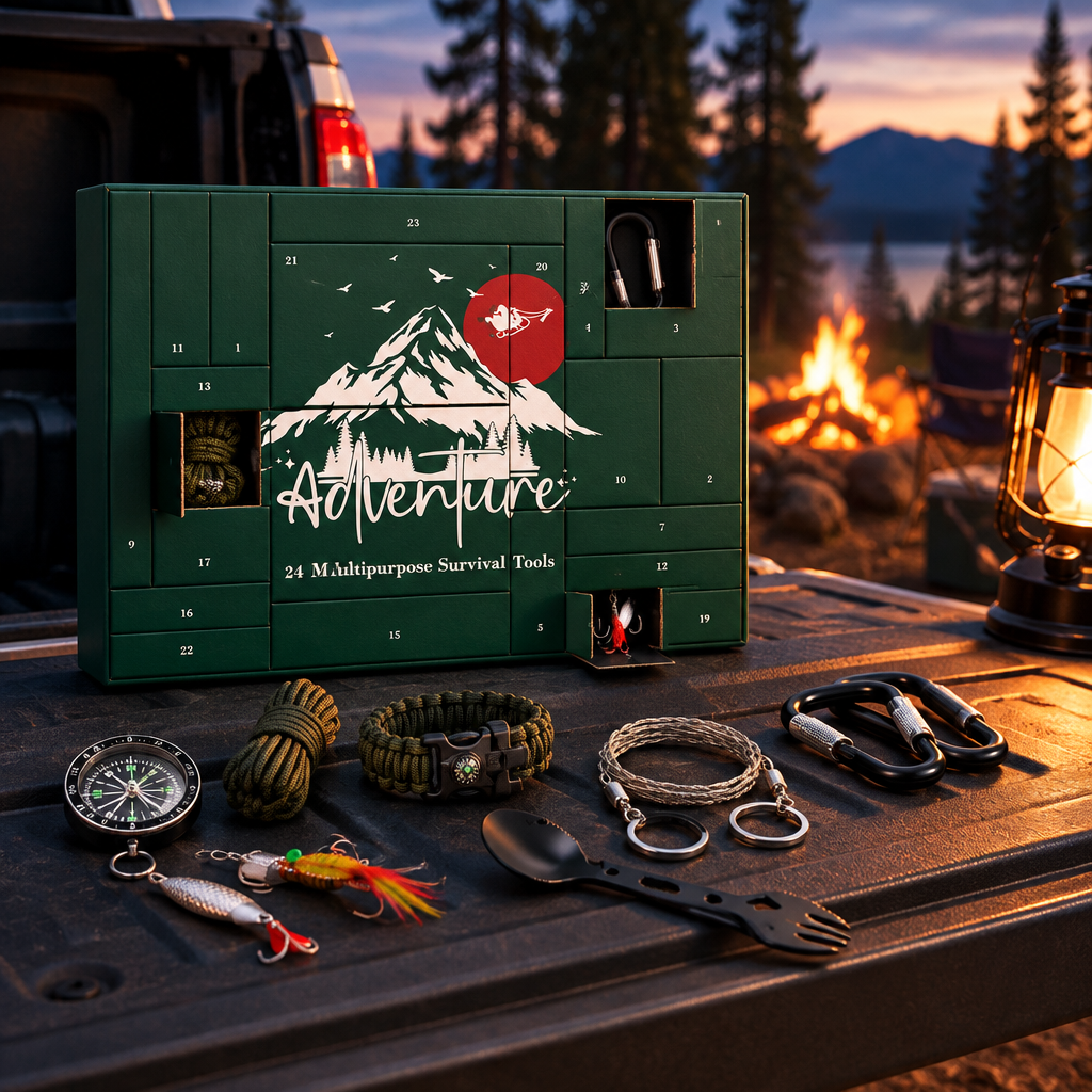 Survival Kit Advent Calendar: 24 Real Tools, 1 Complete Kit by Christmas