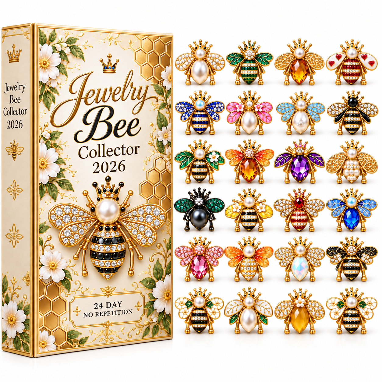 24 Days of Sparkle — Jewelry Bee Collector Advent Calendar 2026