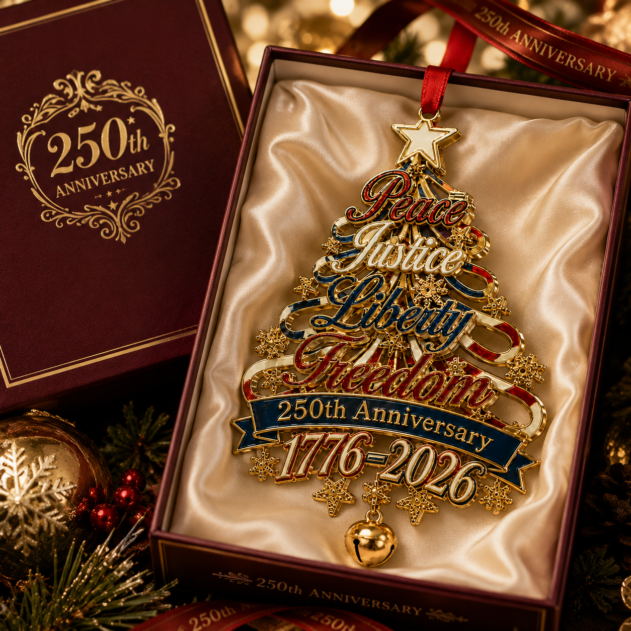 ✨250th Anniversary Christmas Tree Ornament