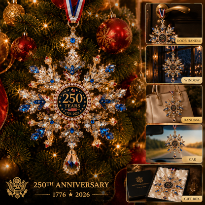 ✨High-quality crystal snowflake ornaments