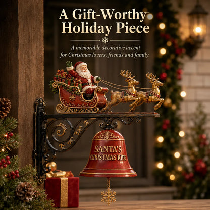 🎅 Santa Sleigh with Reindeer & Bell | 3D Christmas Outdoor Decoration - image 3