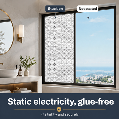 Static Cling Window Privacy Film UV Blocking Mirror Tint - image 14