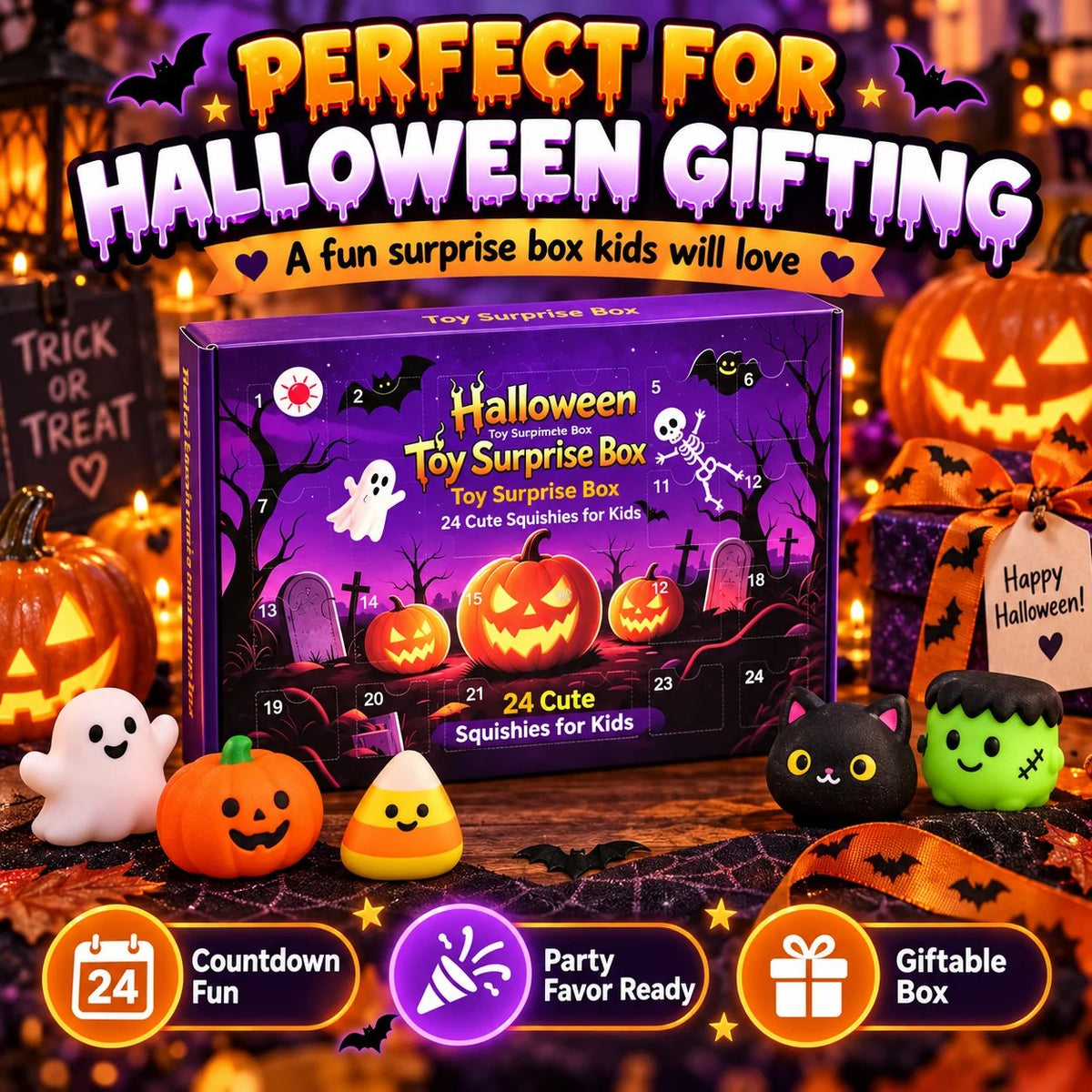 Hot sales🔥24-Piece Halloween Squishy Surprise Box - image 3