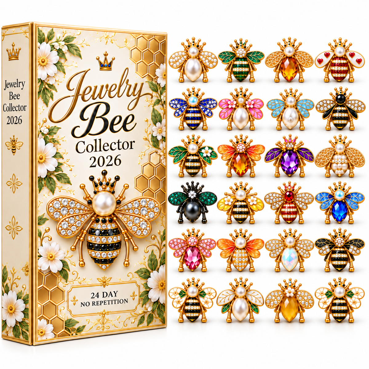 24 Days of Sparkle — Jewelry Bee Collector Advent Calendar 2026