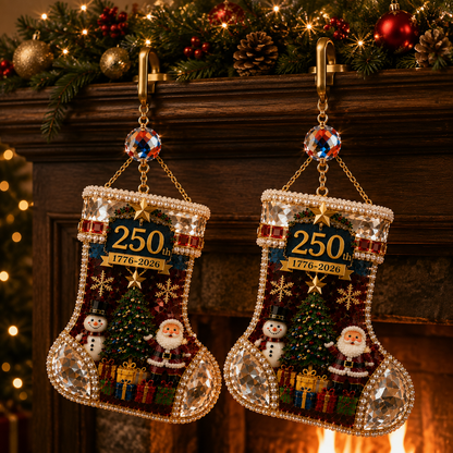 ✨Crystal Christmas Stocking Ornament