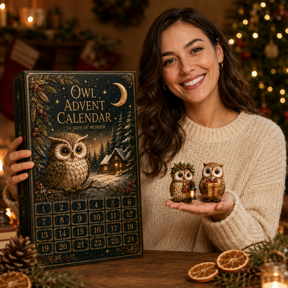 ✨24-Day Christmas Countdown Advent Calendar –owl Ornament
