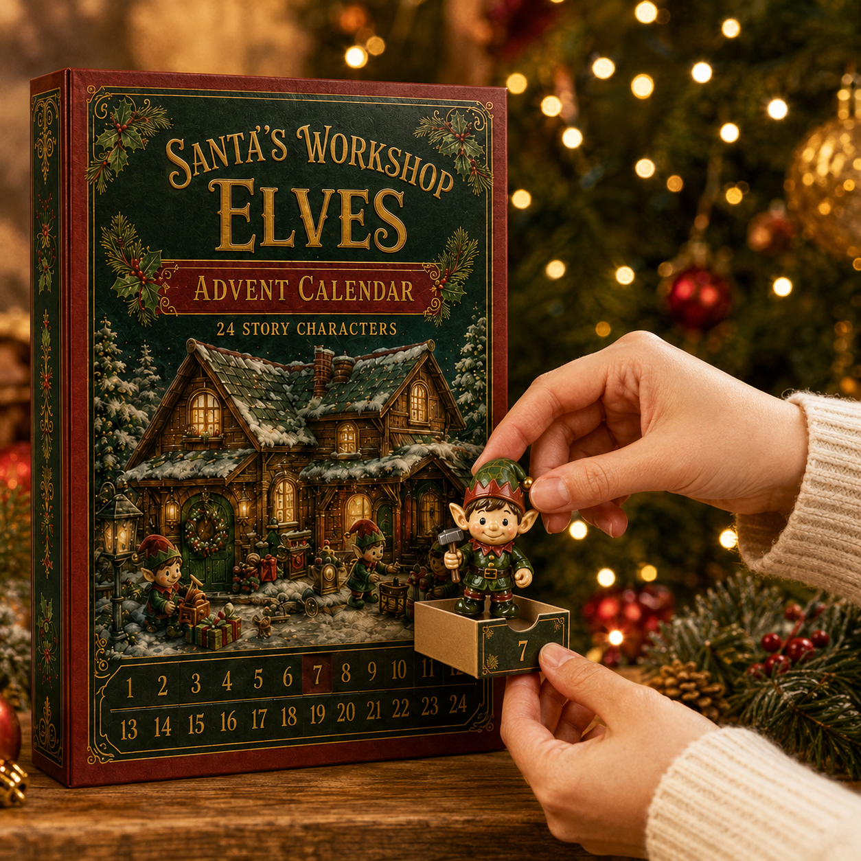 🔥Last 50 pcs✨⏰Last day 50% off🔥✨24-Day Advent Calendar - Christmas Elf