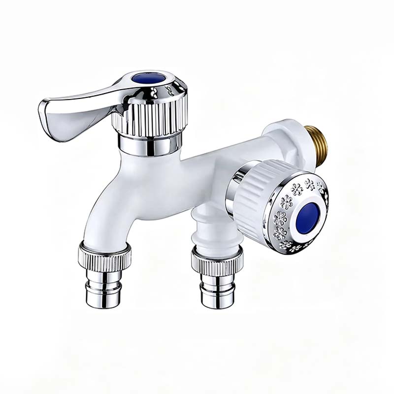 Dual Outlet Washing Machine Plastic Faucet, 1 In 2 Out Water Plastic Tap🚰 - image 11