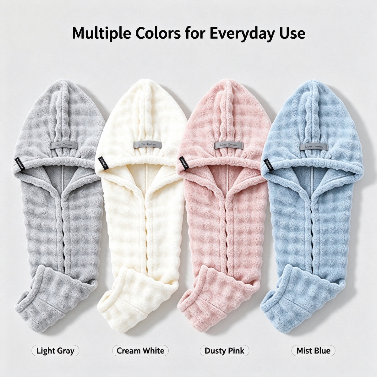 Extra-Thick Microfiber Hair Drying Towel Cap Set, Super Absorbent Quick-Dry Hair Wrap 🧖‍♀️