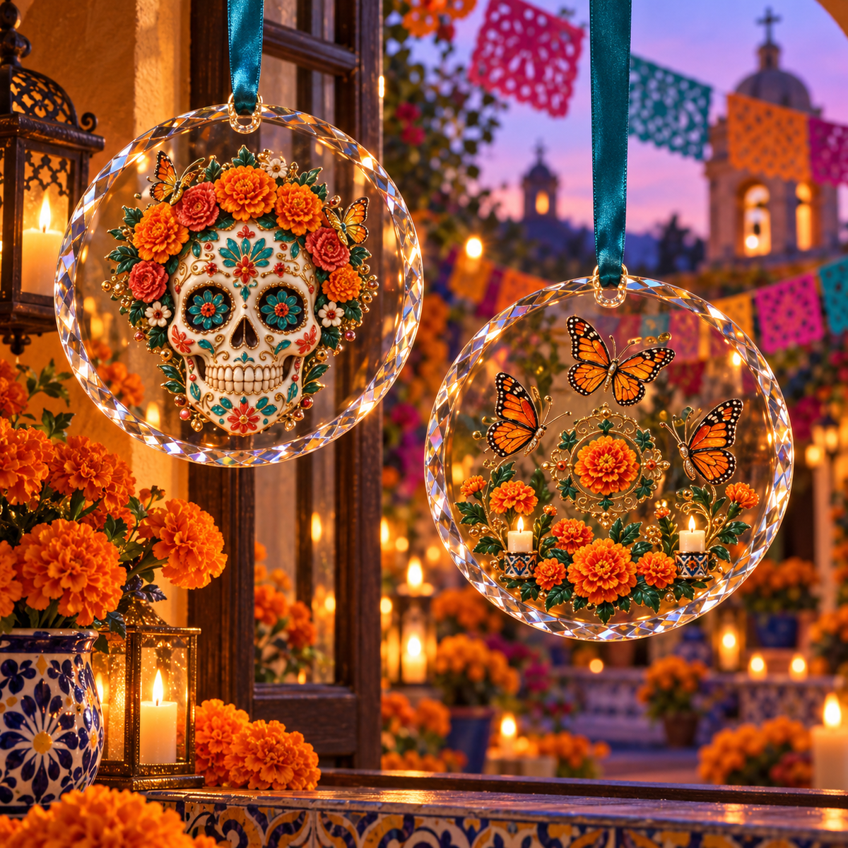 2026 Día de los Muertos Hanging Ornaments – 6 Colorful Designs Celebrating Love, Life & Remembrance