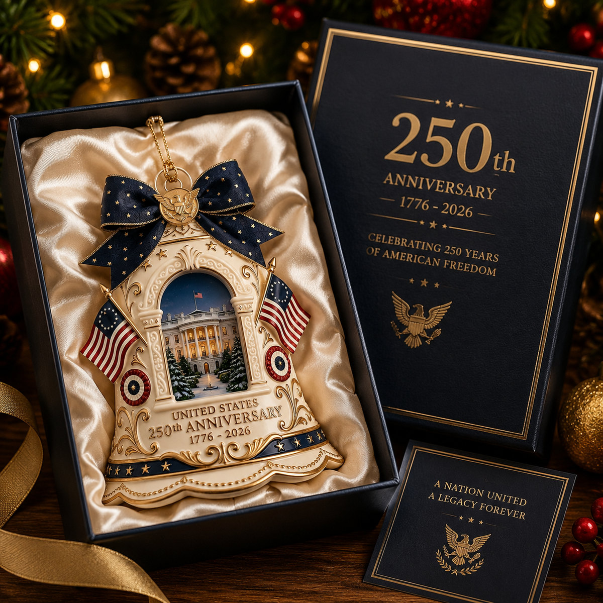 ✨250th Anniversary Limited Edition Bell Christmas Tree Ornament