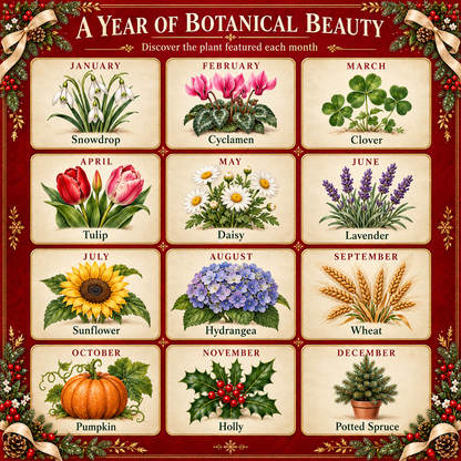 🌱Eco-Friendly Plantable “Timeless” Seed Calendar 2027