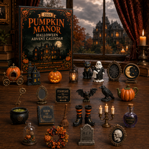2026 Pumpkin Manor Halloween Advent Calendar – 24 Days of Haunted Treasures