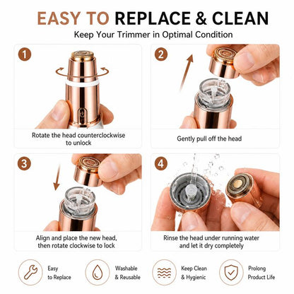 🔥2-in-1 Women's Eyebrow and Facial Hair Removal Device - image 6